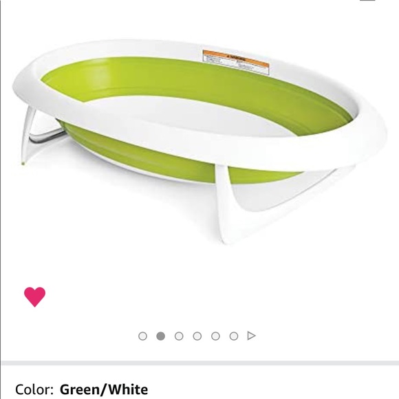 Boon bathtub adjustable collapsible designer. Recline/Sit Up Infant/Toddler - Picture 2 of 14